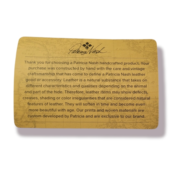 Patricia Nash Luzzi Leather Vintage Floral Brocade Wallet Isla Cosmetic โฆ - Picture 8 of 12